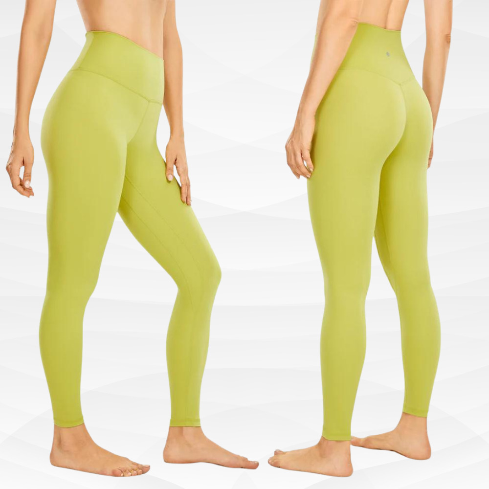 NWOT CRZ Yoga Nakedfeel Soft Leggings Bright Green Size L
